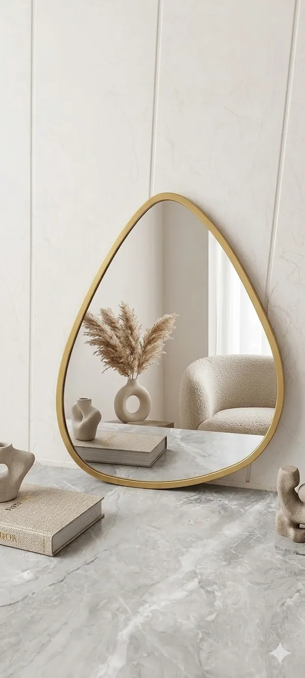 Premium_Pebble_Shape_And_Teardrop_Shape_Wall_Mirror