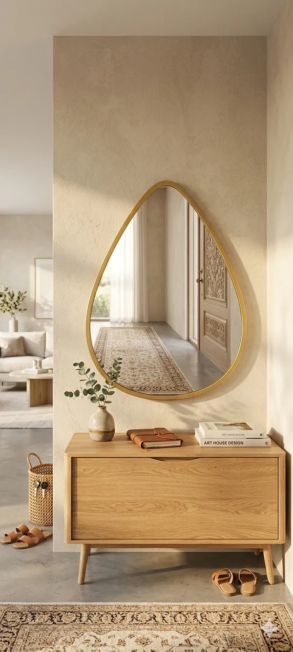 Premium_Pebble_Shape_And_Teardrop_Shape_Wall_Mirror