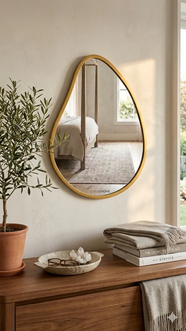 Premium_Gold_Arched_Wall_Mirror_Teardrop_Shape_24X14_Inches