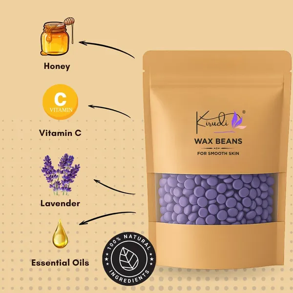 250g_Lavender_Hard_Wax_Beans_For_Women_Stripless_Hot_Wax_Beads_For_Full_Body_Hair_Removal_Gentle_Brazilian_Wax_For_Face_Bikini_Legs_Underarms_Spa_Quality_At_Home_Wax_Kit