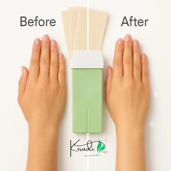 Tea_Tree_Wax_Cartridge_100g_With_Wax_Strips_Professional_Roll_On_Hair_Removal_Kit_Natural_Tea_Tree_Formula_For_Smooth_Skin_Salon_Home_Use(Pack_of_2)
