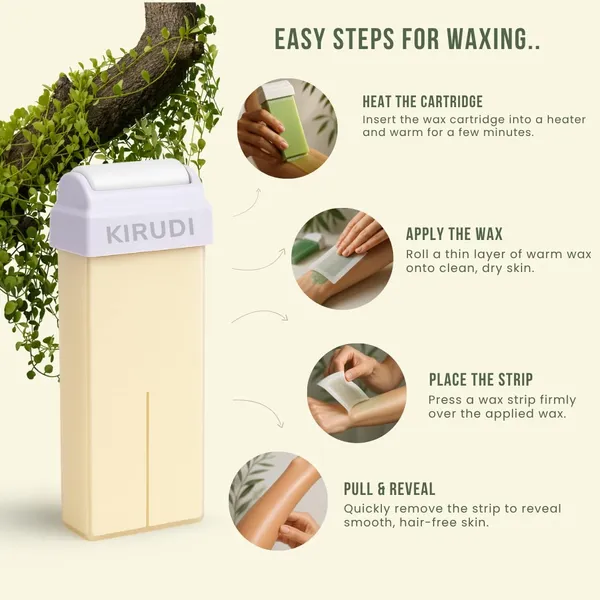 Creme_Roll_On_Wax_Cartridge_100g_With_Wax_Strips_Professional_Hair_Removal_For_Women_Girls_Smooth_Skin_Full_Body_Bikini_Waxing_Kit(Pack_of_2)