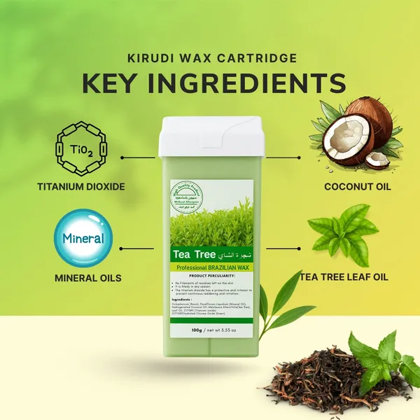 Roll_On_Wax_Cartridge_Combo_100g_Creme_Tea_Tree_White_Chocolate_Professional_Depilatory_Wax_For_Smooth_Hair_Removal_Suitable_For_All_Skin_Types_Pack_Of_3