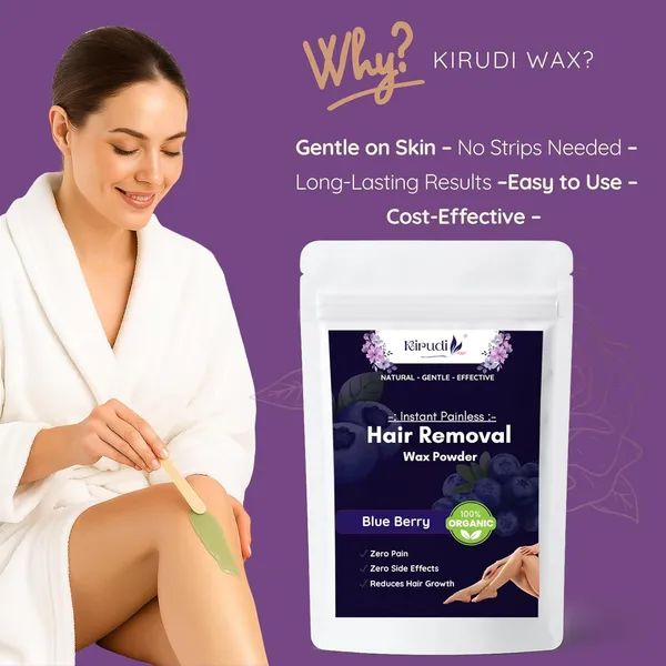 Blueberry_Facial_Wax_Powder_5_Min_Painless_Natural_Hair_Removal_Powder_For_Face_Body_Herbal_Chemical_Free_Waxing_Alternative_No_Irritation_Smooth_Skin_100g(Pack_of_2)