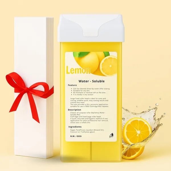 Lemon_Roll_On_Wax_Cartridge_100g_With_Wax_Strips_Professional_Hair_Removal_For_Women_Girls_Smooth_Skin_Full_Body_Arms_Legs_Bikini_Waxing_Kit(Pack_of_2)