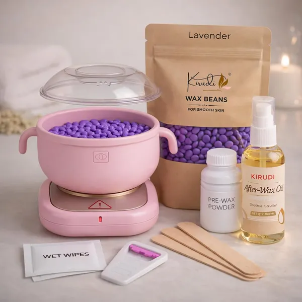 Premium_Lavender_Waxing_Kit_100g_Calming_Hair_Removal_Wax_Beans_Smooth_Wax_For_Bikini_Line_Underarms_Face_Full_Body