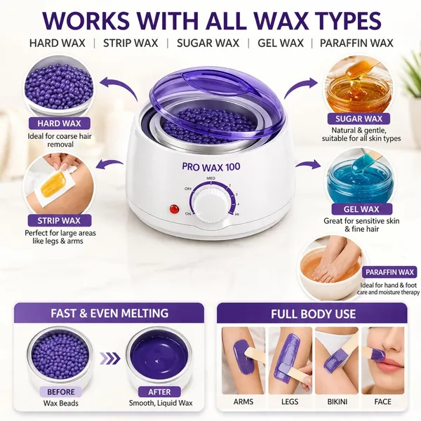 Prowax_Wax_Heater_Machine_With_Charcoal_Wax_Beans_500g_Salon_Grade_Heating_With_Temperature_Control_Easy_At_Home_Full_Body_Hair_Removal