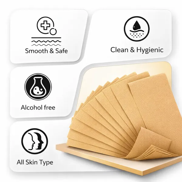 Polypropylene_Non-Woven_Fabric,_Polyester_Fiber,_Viscose_Fiber_Rayon,_Cellulose_Fiber_Alcohol_Free,_Paraben_Free_Non_Woven_Wax_Stripes_For_Unisex