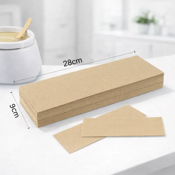 Polypropylene_Non-Woven_Fabric,_Polyester_Fiber,_Viscose_Fiber_Rayon,_Cellulose_Fiber_Alcohol_Free,_Paraben_Free_Non_Woven_Wax_Stripes_For_Unisex