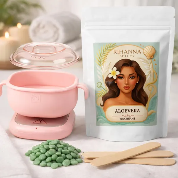 Alcohol_Free_Paraben_Free_Silicone_Wax_Heater_And_Aloevera_Wax_Beans_For_Unisex