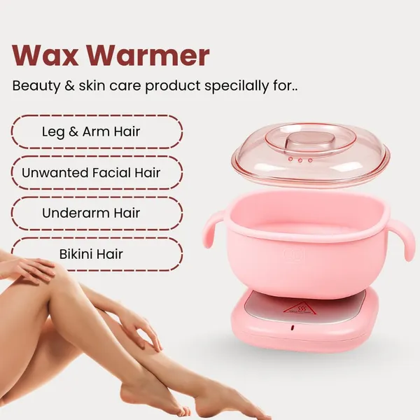 Alcohol_Free,_Paraben_Free_Silicone_Wax_Heater_+_Lavender_Wax_Beans_800g_For_Unisex
