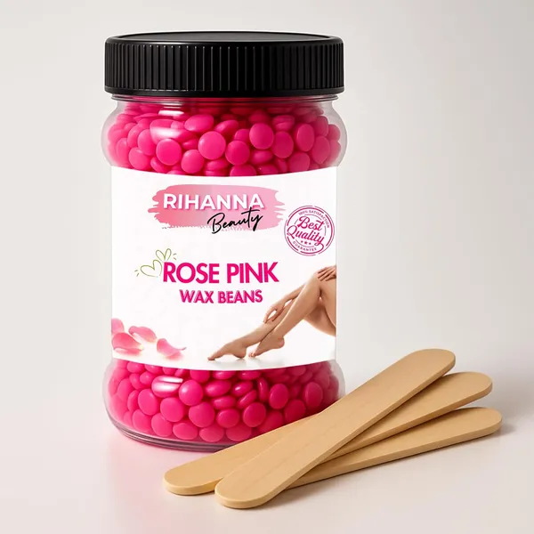 Alcohol_Free,_Paraben_Free_Rose_Pink_Wax_Beans_For_Unisex