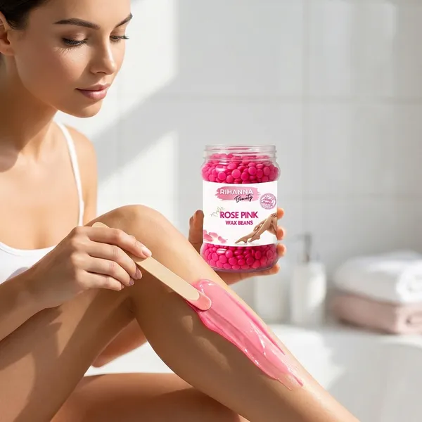 Alcohol_Free,_Paraben_Free_Rose_Pink_Wax_Beans_For_Unisex