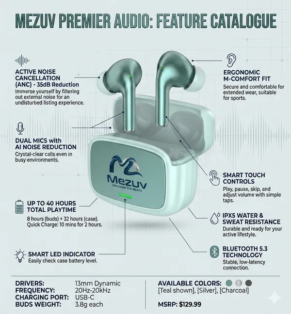 mezuv_MASTER_2_Bluetooth_Headset_(MINT_GREEN,_True_Wireless)