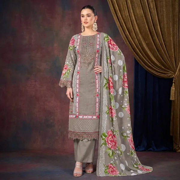 Unstitched_Ash_Gray_Cambric_Cotton_Embroidered__Suit_For_Women