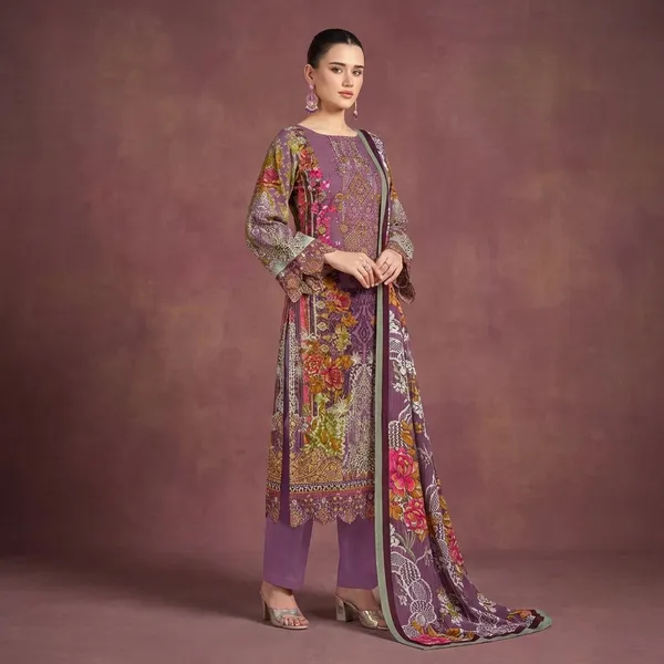 Unstitched_Purple_Cambric_Cotton_Embroidered__Suit_For_Women