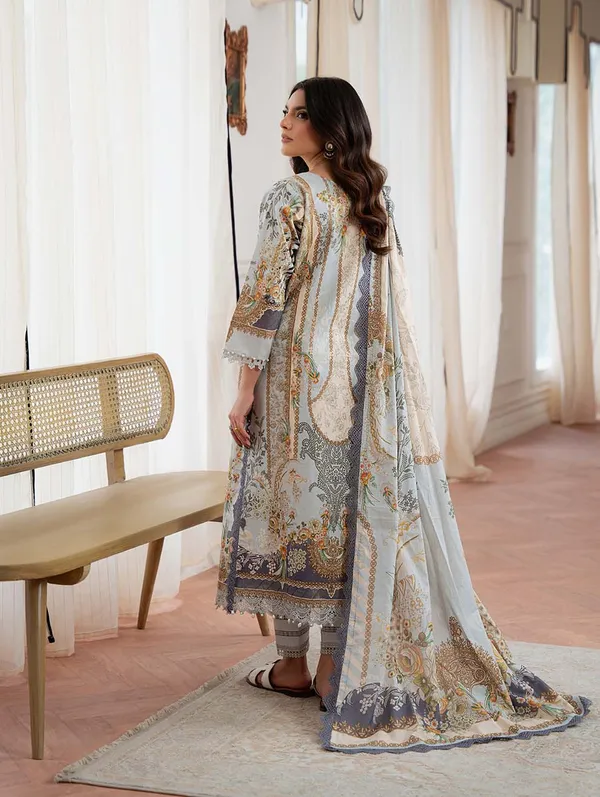 Unstitched_Buttery_White_Pure-Cotton_Embroidered__Suit_For_Women
