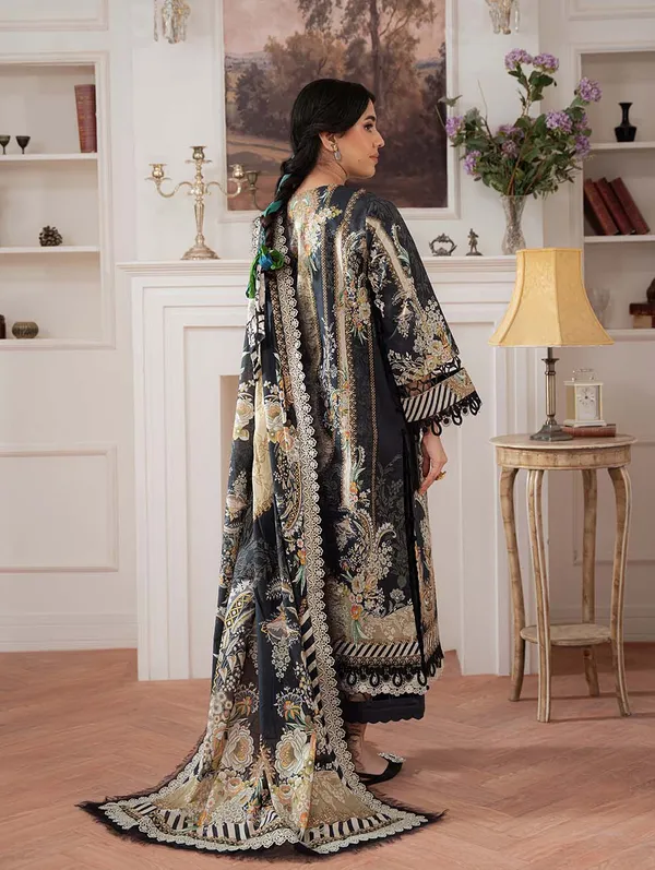 Unstitched_Black_Pure-Cotton_Embroidered__Salwar_Kameez_With_Dupatta_For_Women