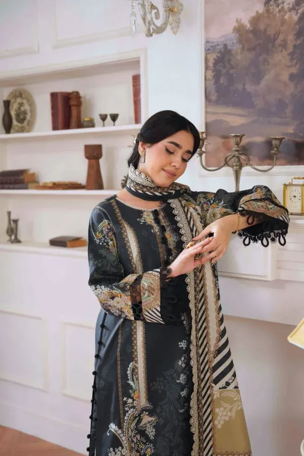 Unstitched_Black_Pure-Cotton_Embroidered__Salwar_Kameez_With_Dupatta_For_Women