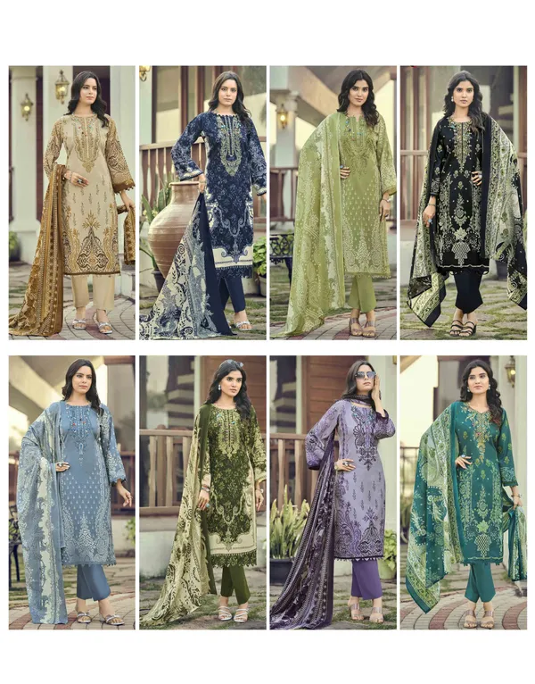 Unstitched_Black_Cotton_Embroidered__Salwar_Kameez_Suit_With_Dupatta_For_Women