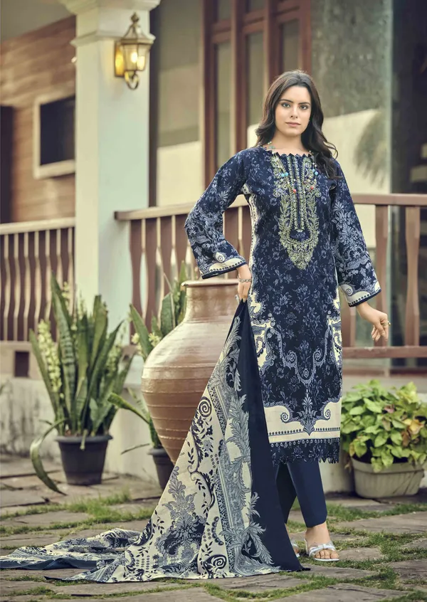 Unstitched_Navy_Blue_Cotton_Embroidered__Salwar_Kameez_Suit_With_Dupatta_For_Women