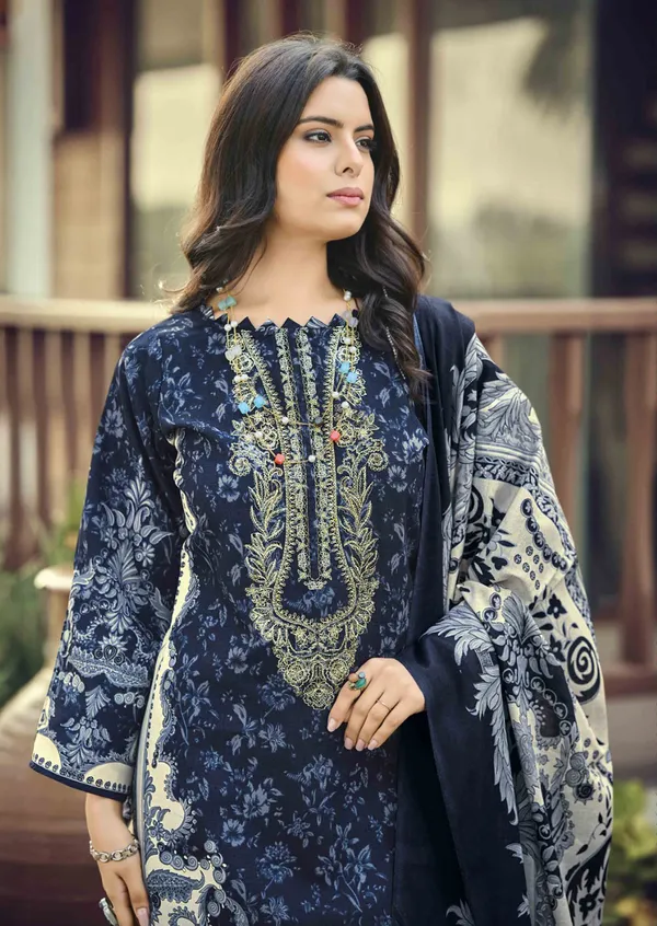 Unstitched_Navy_Blue_Cotton_Embroidered__Salwar_Kameez_Suit_With_Dupatta_For_Women