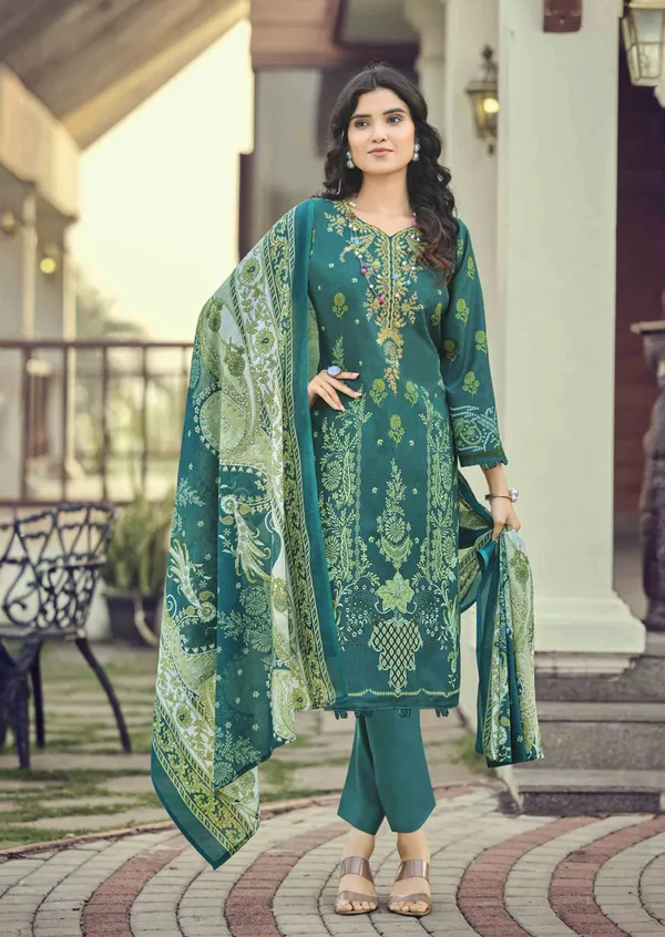 Unstitched_Teal_Green_Cotton_Embroidered__Salwar_Kameez_Suit_With_Dupatta_For_Women