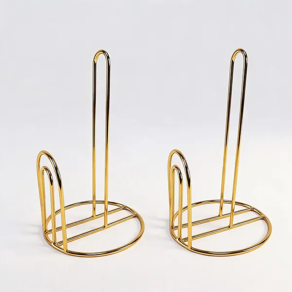 Metal_Gold_Finish_Kitchen_Paper_Tissue_Roll_Holder_Stand_-_Pack_of_2