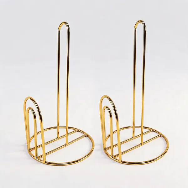 Metal_Gold_Finish_Kitchen_Paper_Tissue_Roll_Holder_Stand_-_Pack_of_2