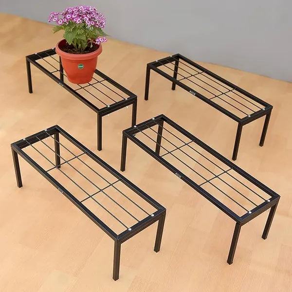 Metal_Wire_Grid_Minimalist_Black_Indoor_Outdoor_Plant_Stand