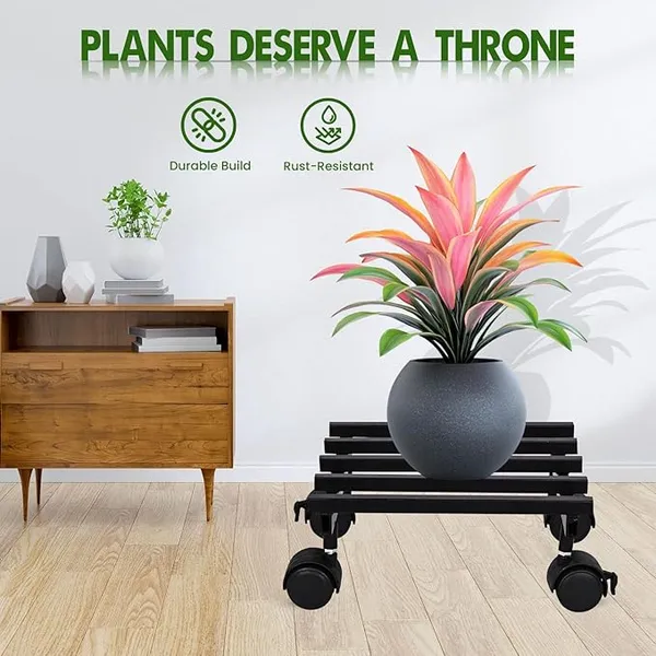Metal_Black_Round_Rolling_Plant_Caddy_With_Wheels_Pack_Of_2