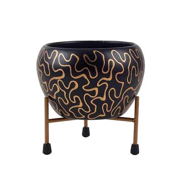Metal_Contemporary_Geometric_Abstract_Indoor_Planter_With_Stand