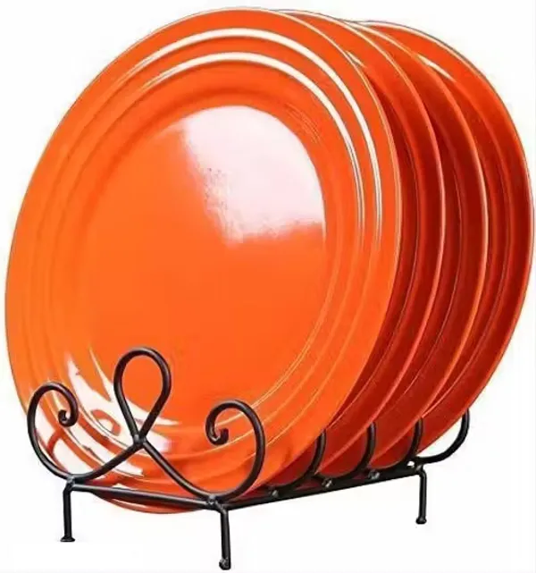 Metal_Scrollwork_4-Plate_Kitchen_Tabletop_Dish_Stand_Rack
