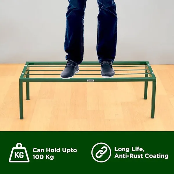 Metal_Green_Powder_Coated_Solid_Outdoor_Plant_Stand