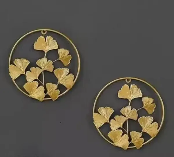 Metal_Gold_Ginkgo_Leaf_Circular_Wall_Decor_Set_Of_2