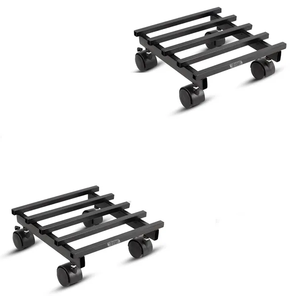 Metal_Black_Round_Rolling_Plant_Caddy_With_Wheels_Pack_Of_2
