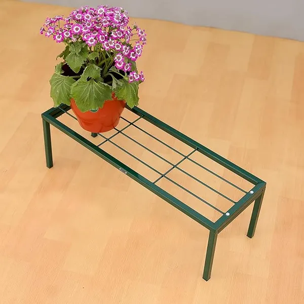 Metal_Green_Powder_Coated_Solid_Outdoor_Plant_Stand