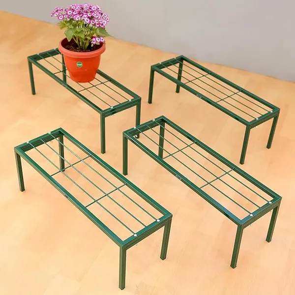 Metal_Green_Powder_Coated_Solid_Outdoor_Plant_Stand