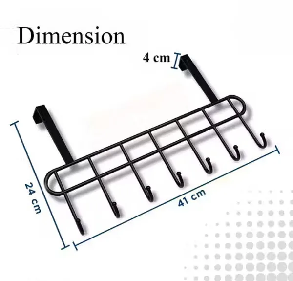 Metal_Black_Grid_Over_Door_Hook_Rack_Organizer_Pack_Of_2