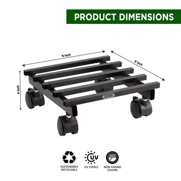Metal_Black_Round_Rolling_Plant_Caddy_With_Wheels_Pack_Of_2