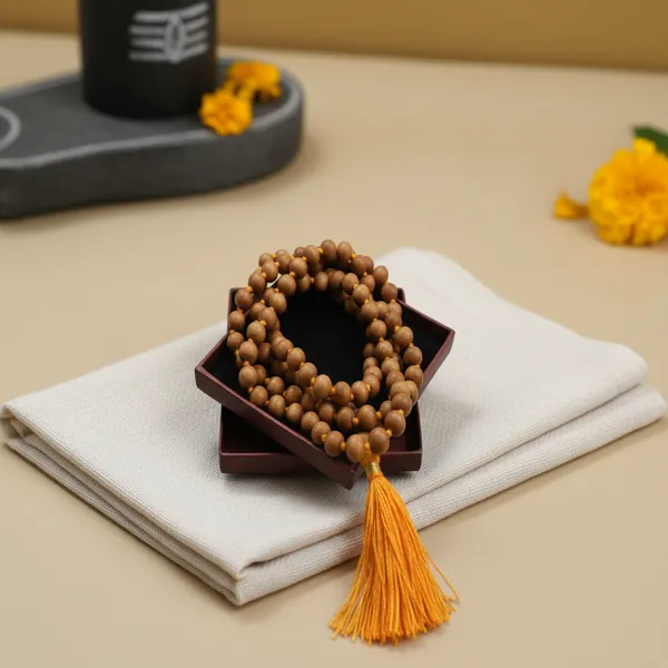 Yellow_Chandan_Mala_Pila_Dhaga_8Mm_For_Home_And_Office