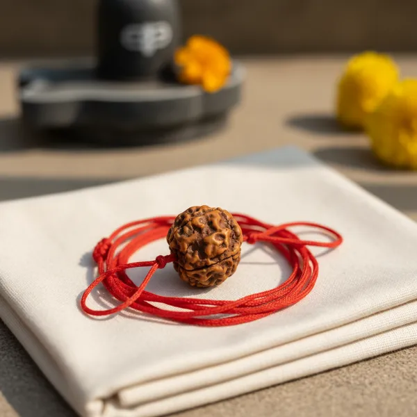 Brown_5_Mukhi_Rudraksha_Laal_Dhaga_For_Unisex