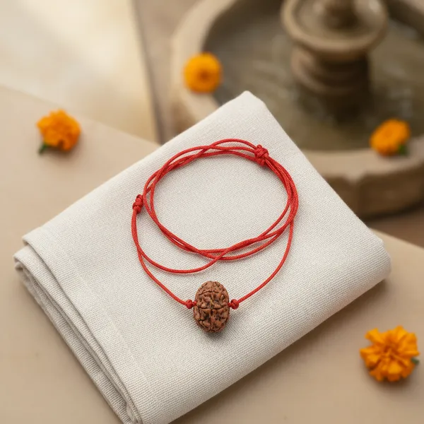 6_Mukhi_Rudraksha_Mala_Lal_Dhaga