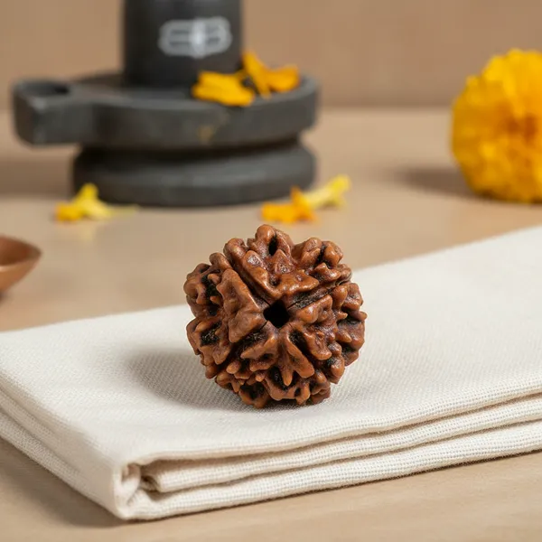 4_Mukhi_Rudraksha_Mala_Lal_Dhaga
