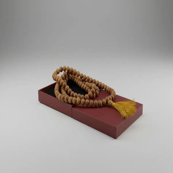 Brown_Safed_Chandan_Mala_With_Latkan_For_Unisex