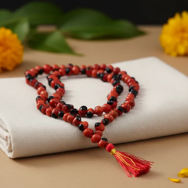 Red_Lal_Gunja_Mala_For_Unisex