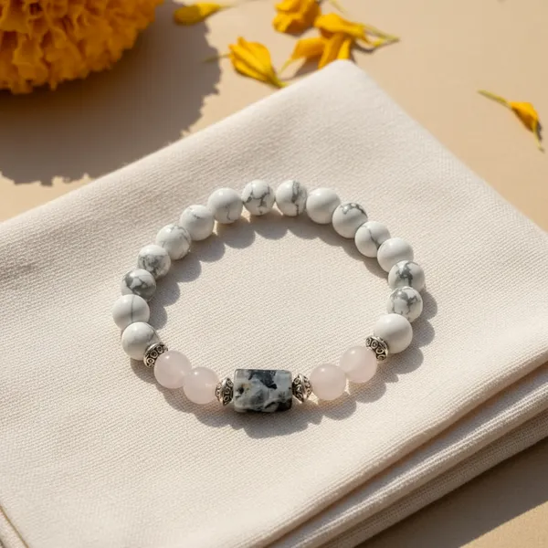 Cancer_Zodiac_Howlite_Milky_Quartz_Bracelet