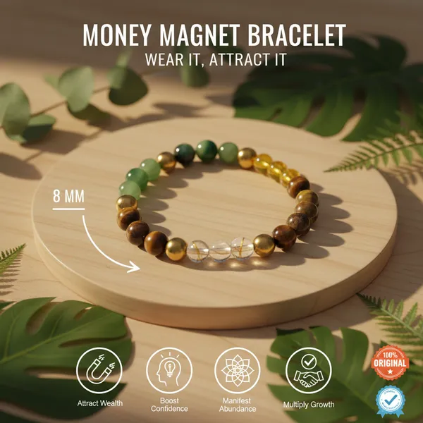 Multicolour_Money_Magnet_Bracelet_For_Unisex