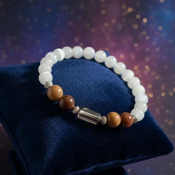 Taurus_Zodiac_Sunstone_Carnelian_Bracelet