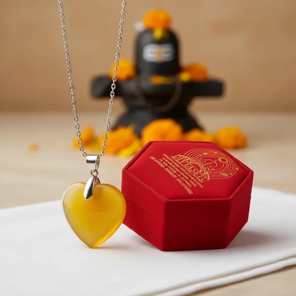 Multicolour_Yellow_Agate_Heart_Pendant_For_Unisex
